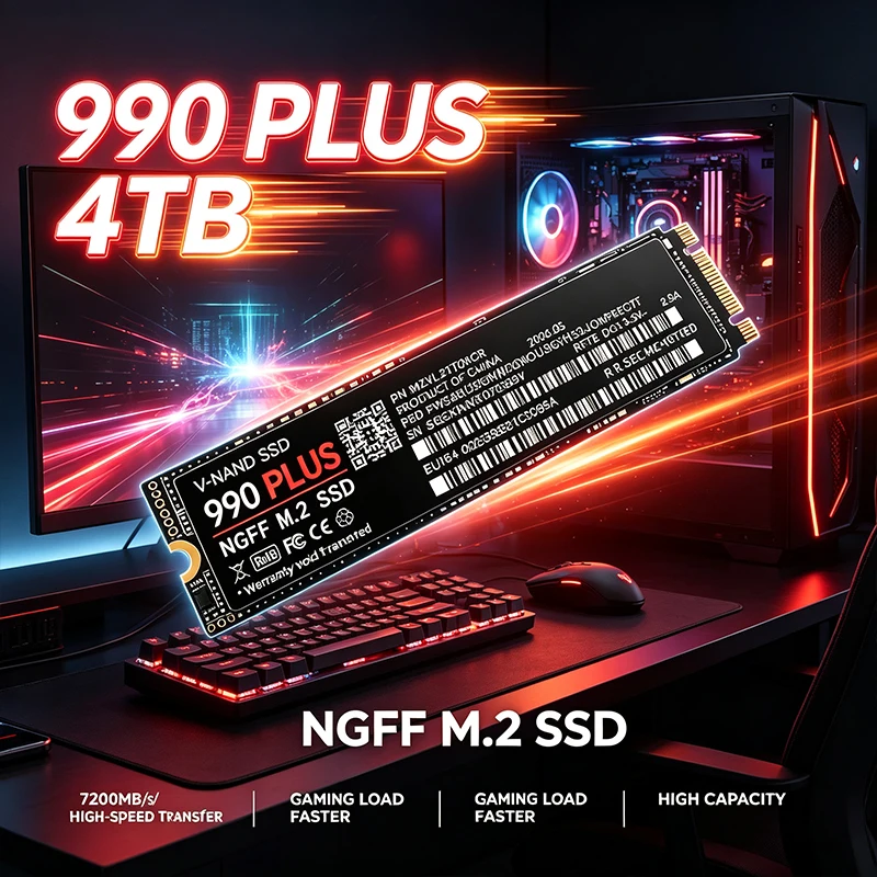 Pc Gaming Ps5 - 990 PLUS M.2 NGFF SSD 7200MB/s