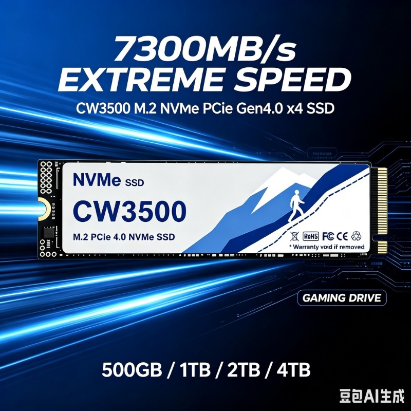 Pc Gaming Ps5 - CW3500 M.2 NVMe SSD 7300MB/s TLC