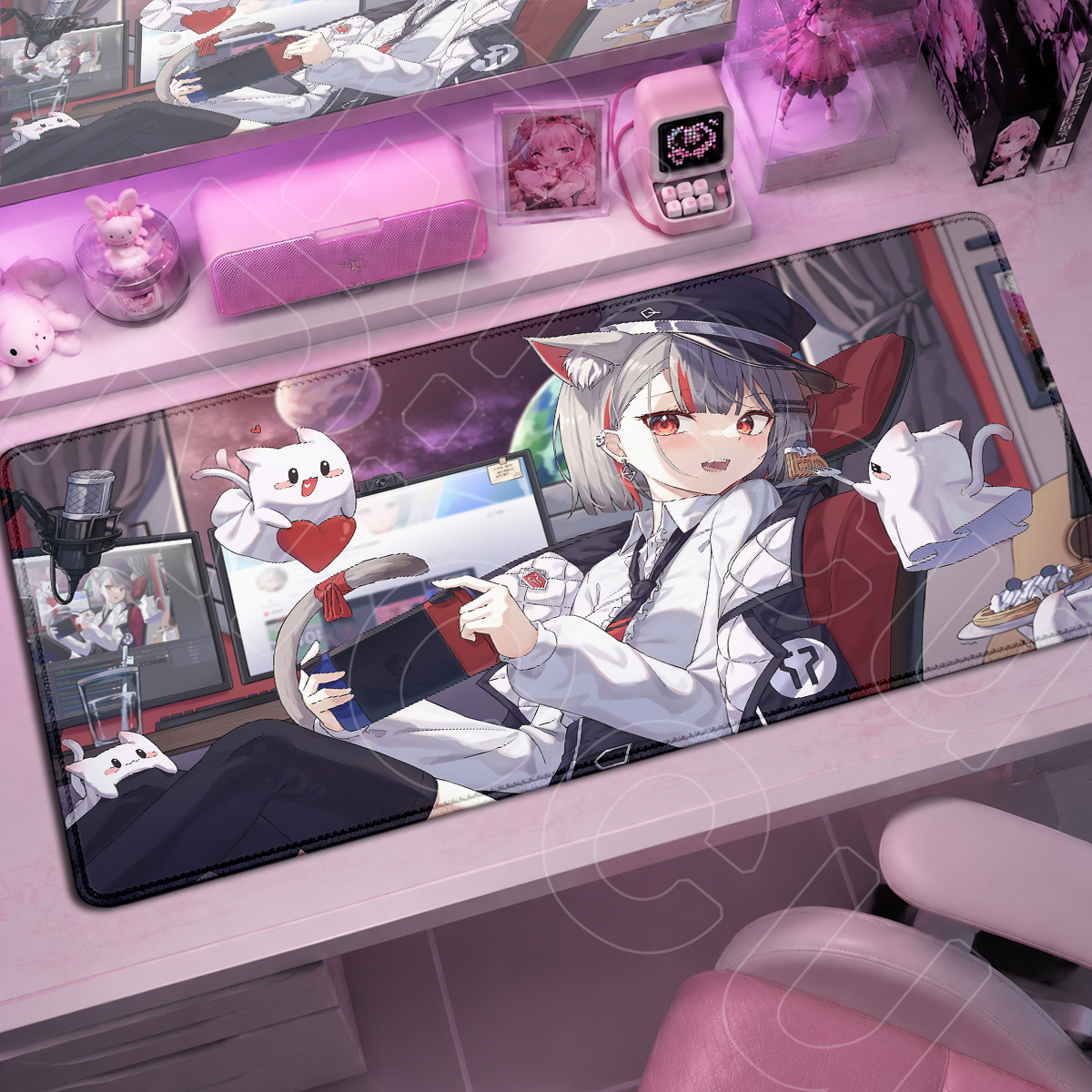 Pc Gaming Girl - Kawaii Girl Neneko Mashiro StelLive Anime