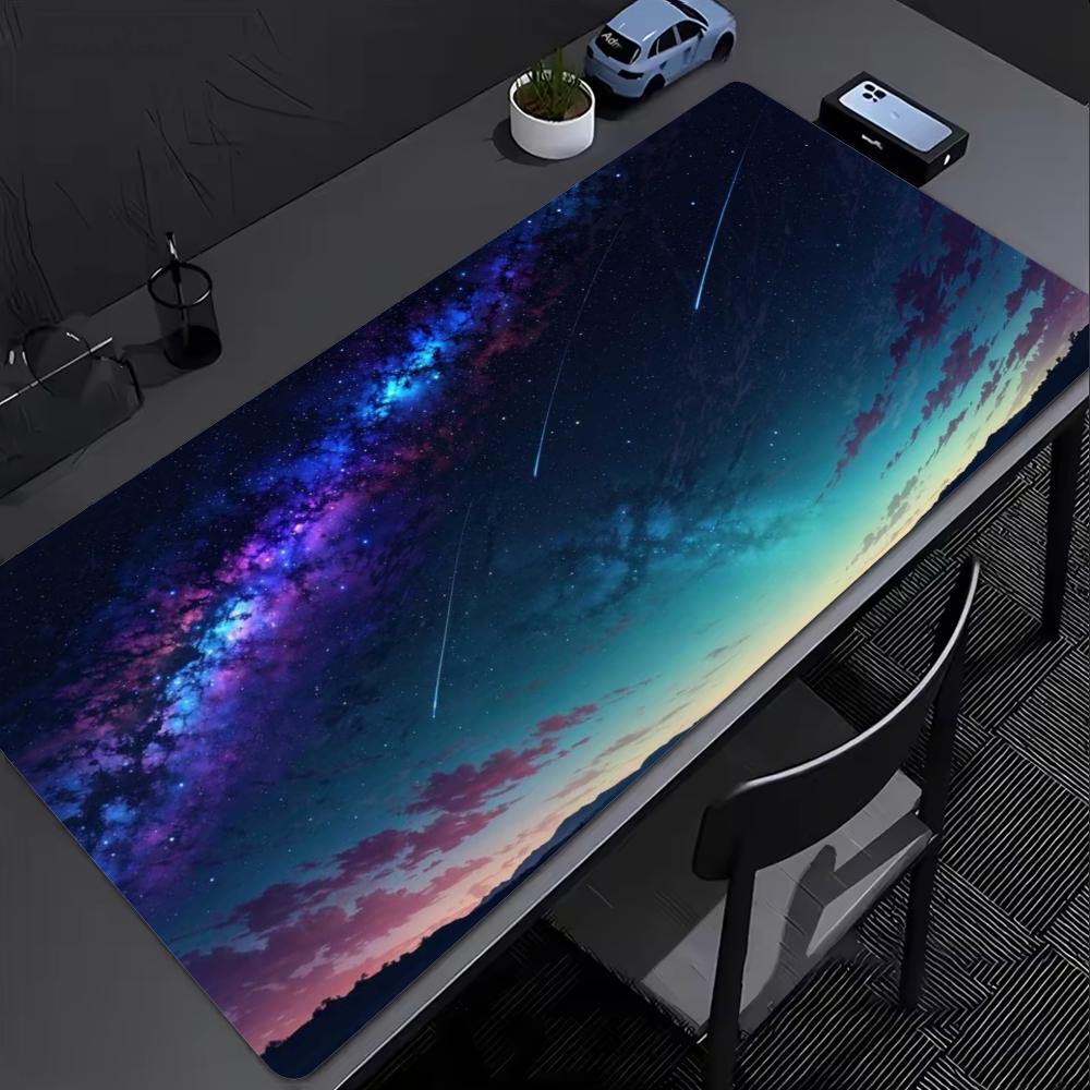 Pc Gaming Cloud - Large Mousepad Sunset Starry Clouds Mousepads