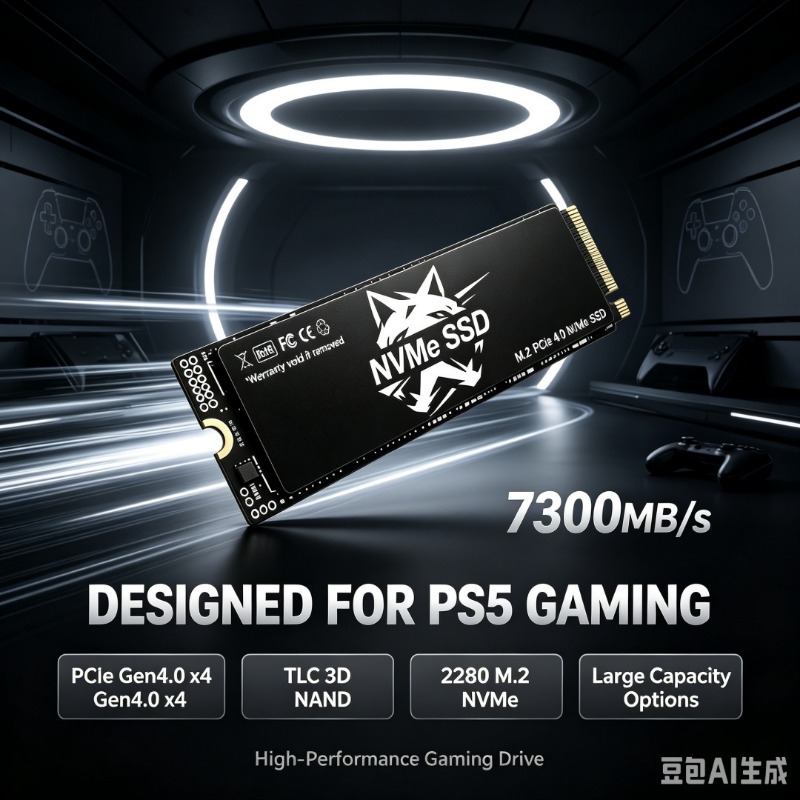 HS M.2 NVMe SSD 7300MB/s TLC 3 - Pc Gaming Ps5 review and price