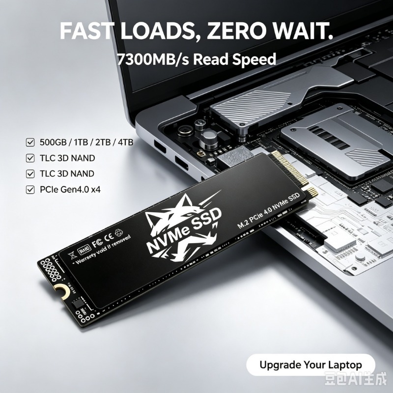 HS M.2 NVMe SSD 7300MB/s TLC 3 - Pc Gaming Ps5 review and price