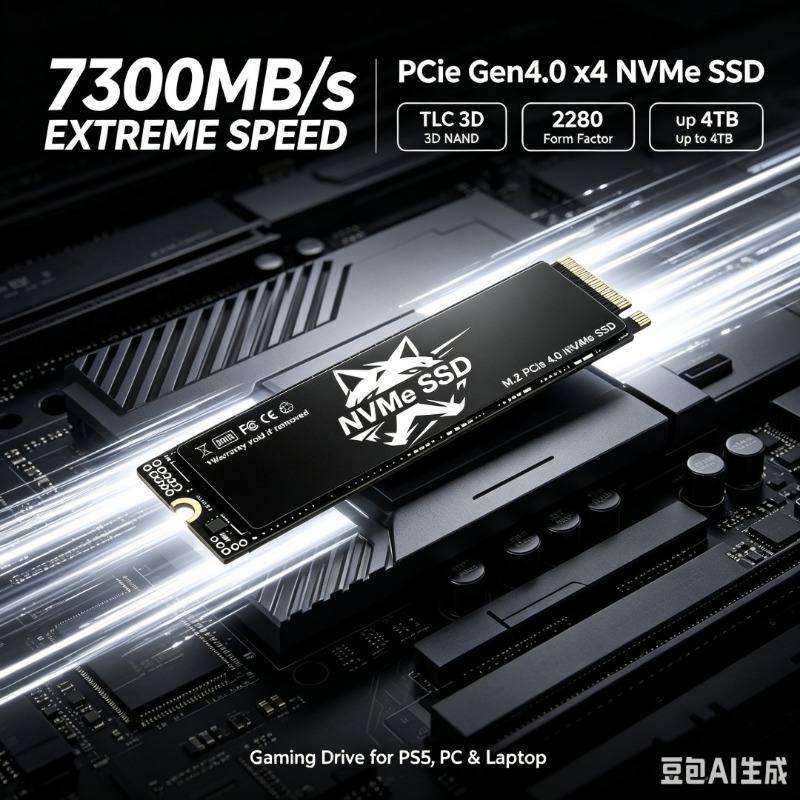 HS M.2 NVMe SSD 7300MB/s TLC 3 - Pc Gaming Ps5 review and price