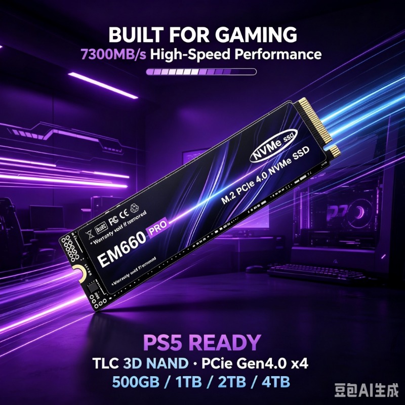 EM660 M.2 NVMe SSD 7300MB/s TL - Pc Gaming Ps5 review and price