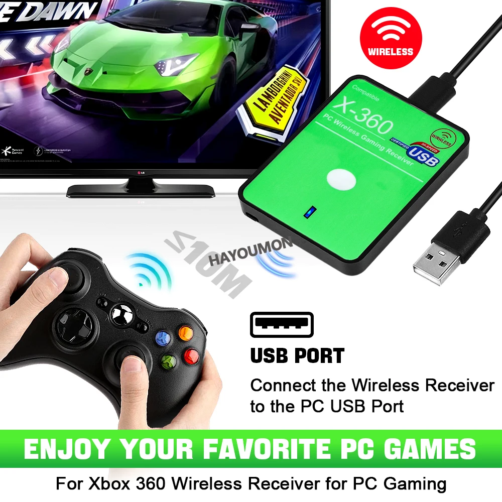 Wireless Gaming Receiver USB C - Pc Gaming Xbox Controller review and price