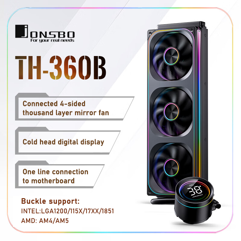 Jonsbo TH-360 AIO CPU Liquid C - Pc Water Cooling review and price