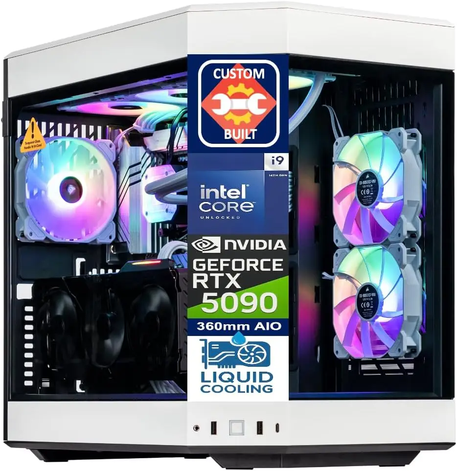 Velztorm White Praetix Custom  - Pc Gaming I9 Rtx 5090 review and price