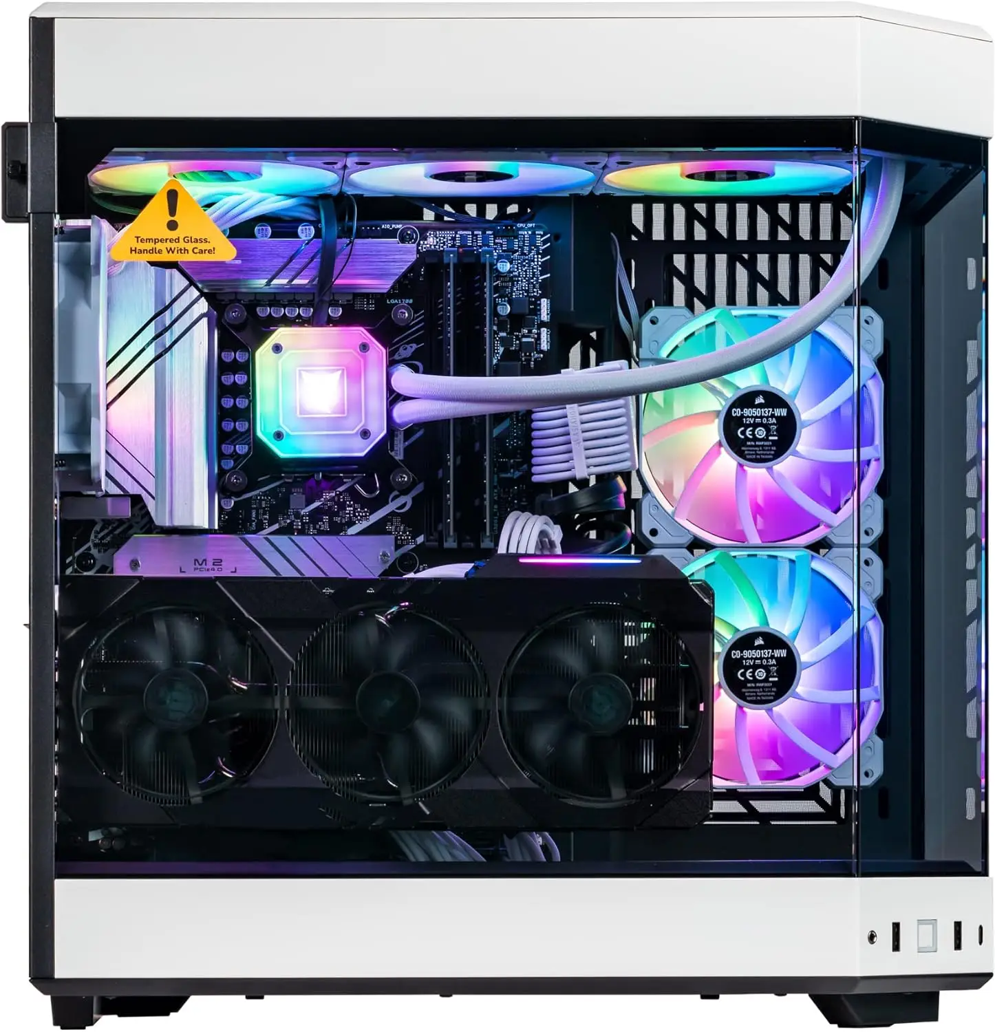 Velztorm White Praetix Custom  - Pc Gaming I9 Rtx 5090 review and price